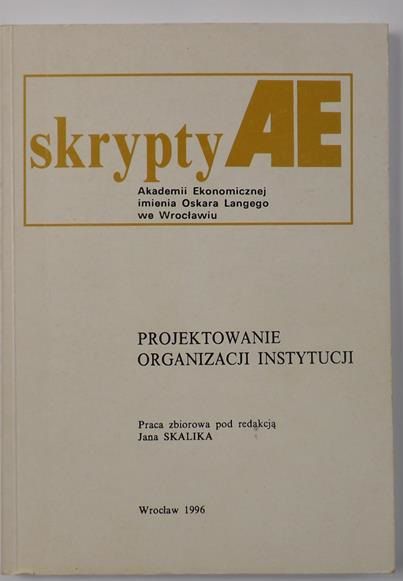 Projektowanie organizacji instytucji