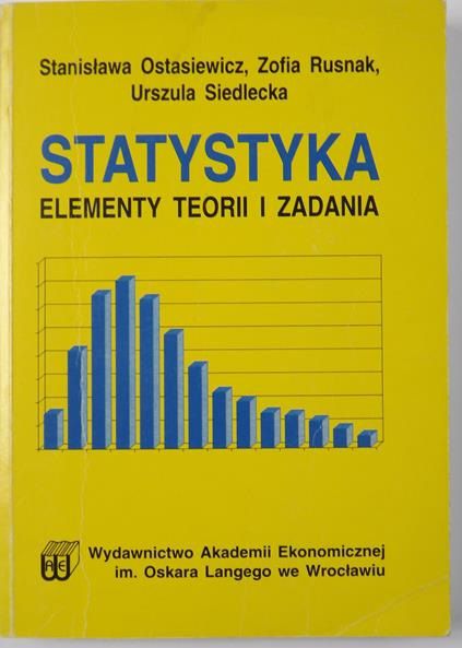Rusnak Zofia - Statystyka: Elementy teorii i zadania