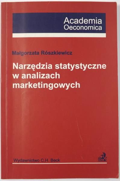 Rószkiewicz  - Narzędzia statystyczne w analizach marketingowych