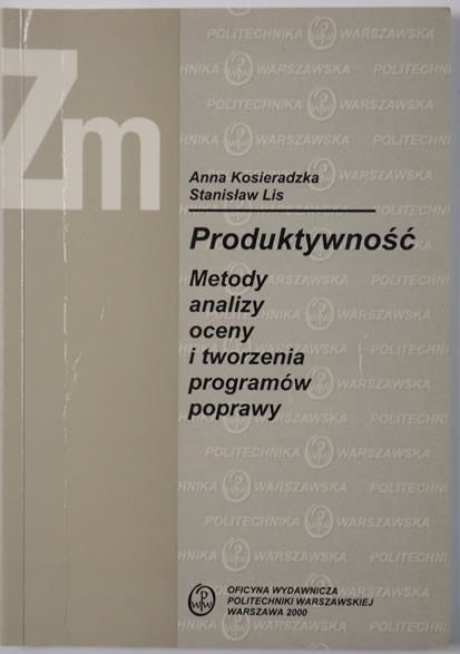 Kosieradzka Anna, Lis Stanisław -  Produktywność metody, analizy, oceny i tworzenia programów poprawy