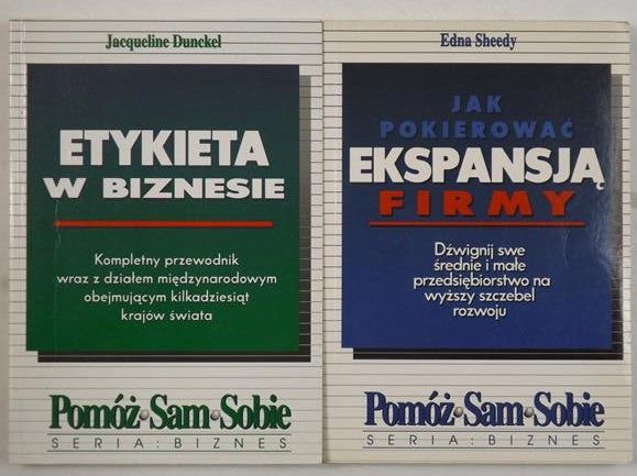 Dunckel Jacqueline - Jak pokierować ekspansją firmy / Etykieta w biznesie, zestaw