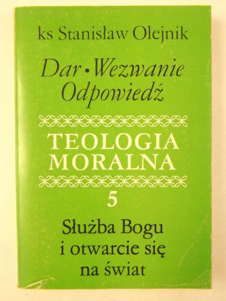 Teologia moralności, tom V