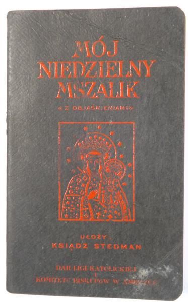 Mój niedzielny mszalik, 1938 r.