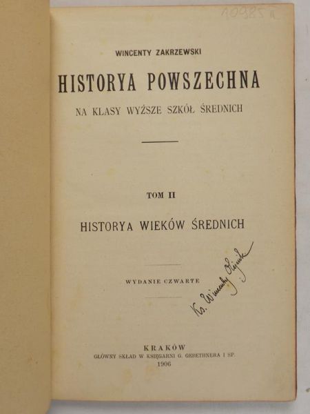 Historya powszechna, Tom III, 1906 r.