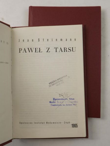 Steinmann Jean, Marrou Henri - Paweł z Tarsu / Augustyn
