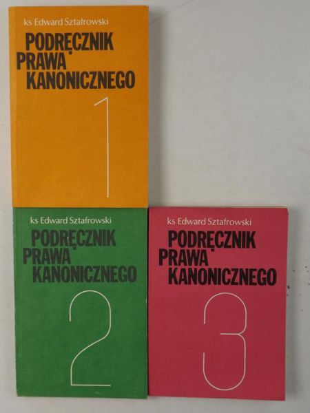 Podręcznik prawa kanonicznego, Tom I-III