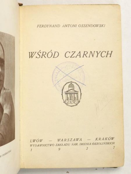 Wśród czarnych, 1927 r.