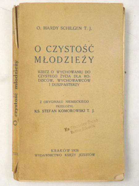O czystość młodzieży, 1928 r.