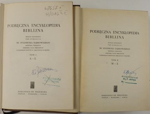 Podręczna encyklopedia biblijna, Tom I-II