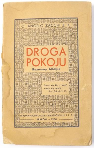 Droga pokoju, 1938 r.