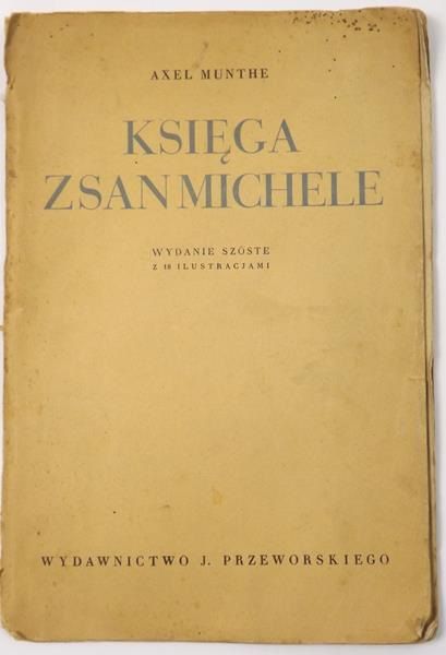 Księga  z San Michele, 1938 r.