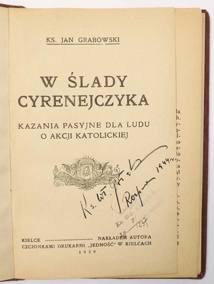 W ślady Cyrenejczyka, 1939 r.