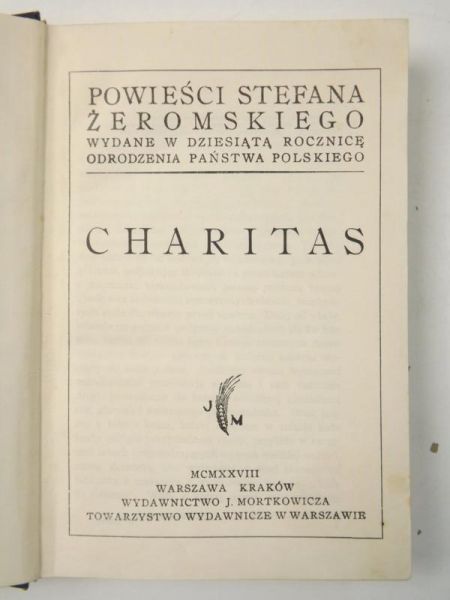 Charitas, 1928 r.