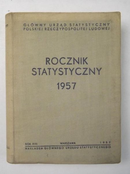 Szulc Stefan (red.) - Rocznik statystyczny 1957