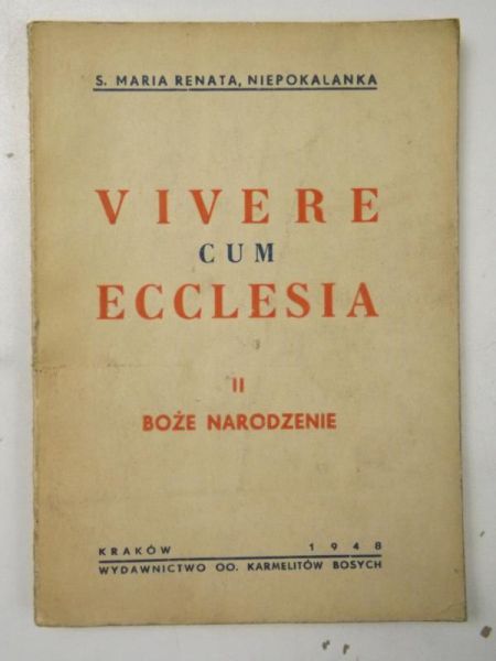 Vivere cum Ecclesia: II Boże Narodzenie, 1948 r.