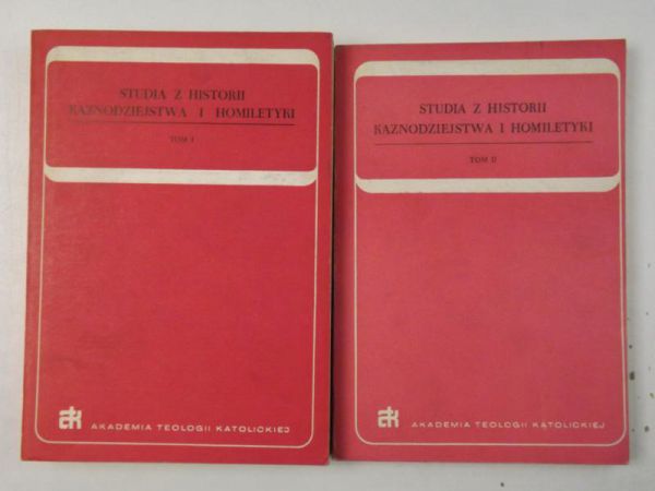 Studia z historii kaznodziejstwa, t. I-II