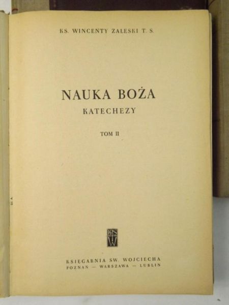 Nauka Boża, tomy V-VII, ok. 1930 r.