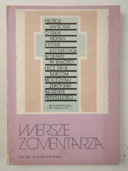 Kolbuszewski Jacek - Wiersze z cmentarza