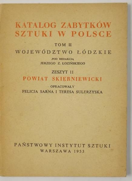 Województwo Łódzkie, Tom II, Zeszyt 11