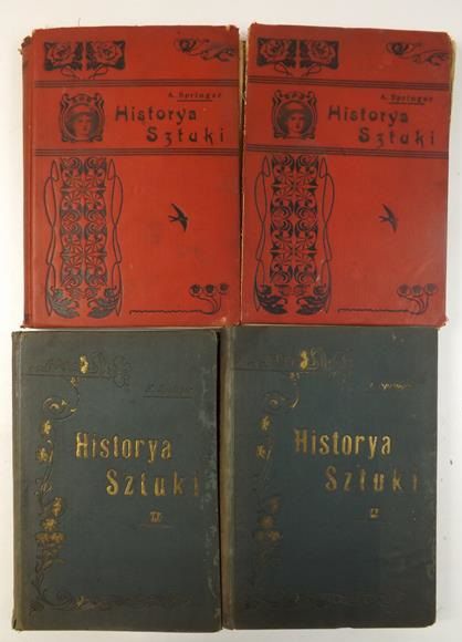Historya sztuki, tom I-IV, 1904 r.
