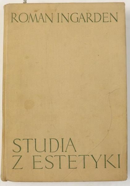 Ingarden Roman - Studia z estetyki, Tom III