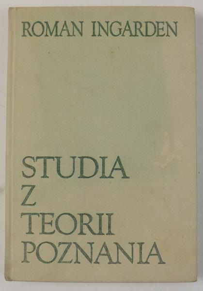 Ingarden Roman - Studia z teorii poznania