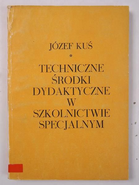 Techniczne środki dydaktyczne w szkolnictwie specjalnym