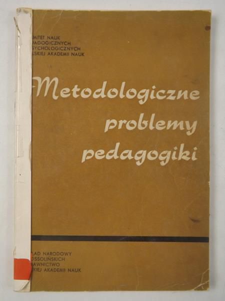Metodologiczne problemy pedagogiki