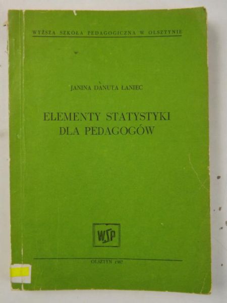 Elementy statystyki dla pedagogów