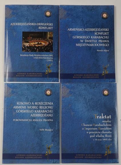Alijew Namik,   - Górsko-Karabachski region Azerbejdżanu, 4 książki
