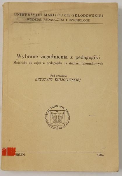 Wybrane zagadnienia z pedagogiki