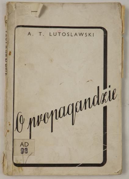 O propagandzie, 1942 r.