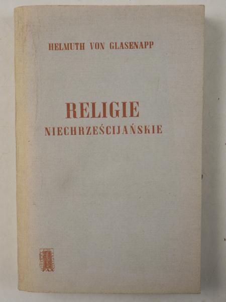 Glasenapp Helmuth von - Religie niechrześcijańskie