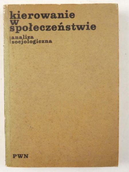 Kierowanie w społeczeństwie