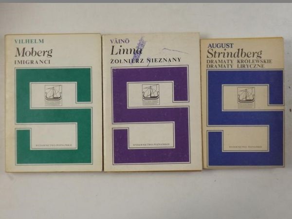 Strindberg August, Moberg Vilhelm,   - Dramaty królewskie. Dramaty liryczne / Imigranci / Żołnierz nieznany