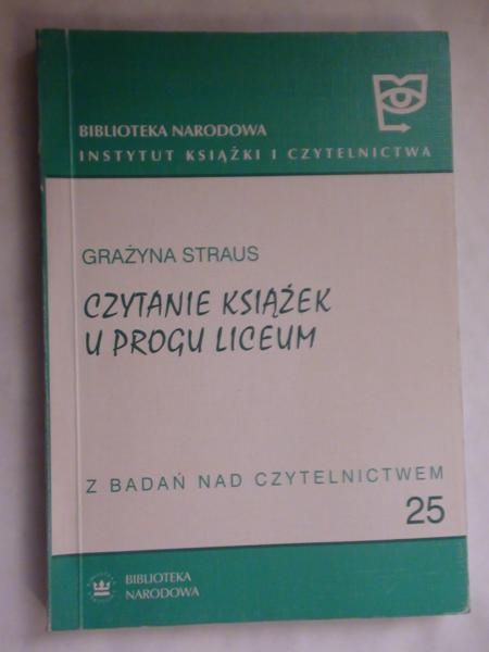 Czytanie książek u progu liceum