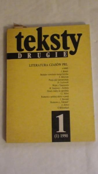 Teksty Drugie (1,1990)