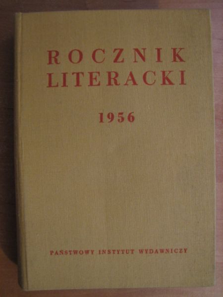 Rocznik literacki 1956