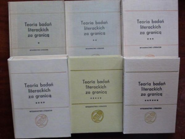 Teoria badań literackich za granicą Tom I-VI Komplet