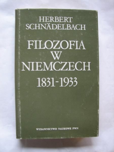 Filozofia w Niemczech 1831-1933