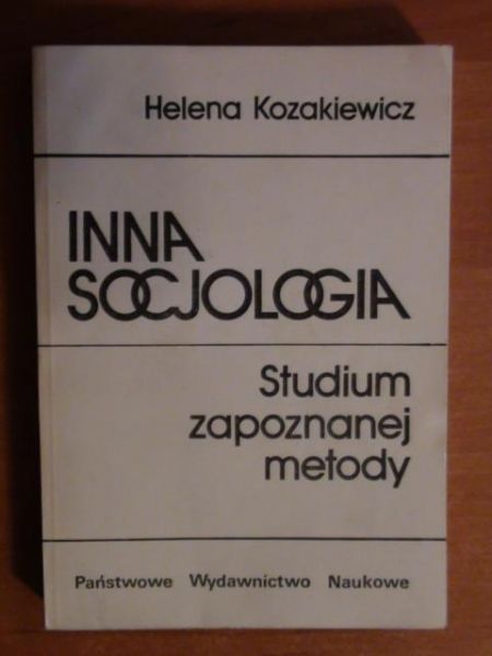 Inna socjologia - studium zapoznanej metody