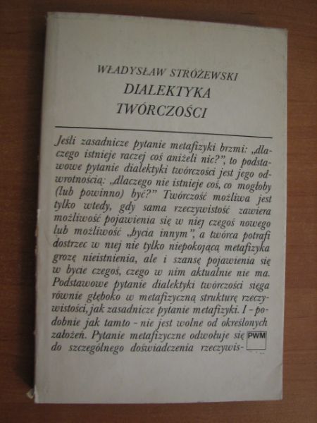 Dialektyka twórczości