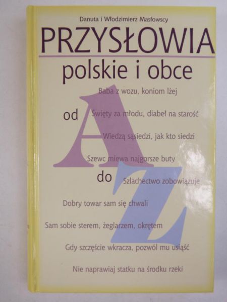 I Włodzmerz - Przysłowa polske  obce od A do Z