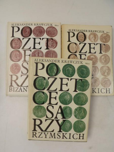 Krawczuk Aleksander - Poczet cesarzy rzymskich, 3 książki
