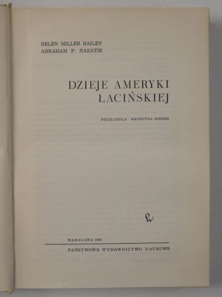 Dzieje Ameryki Łacińskiej