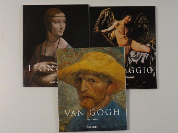Lambert Gilles i inni - Caravaggio.  Van Gogh. Leonardo. 3 tomy