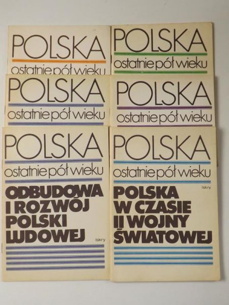 Polska ostatnie pół wieku: Zestaw 6 książek