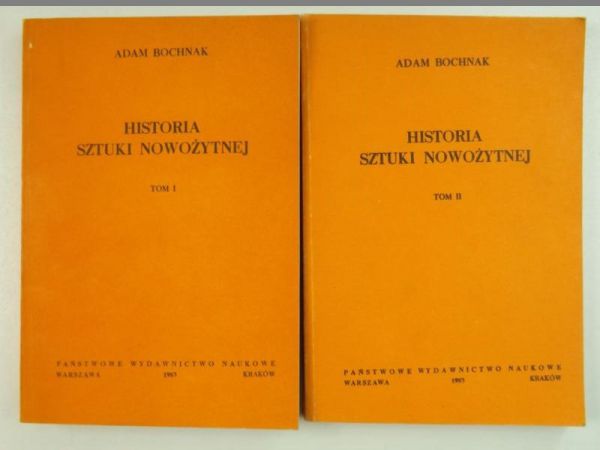 Historia sztuki nowożytnej, t. I i II