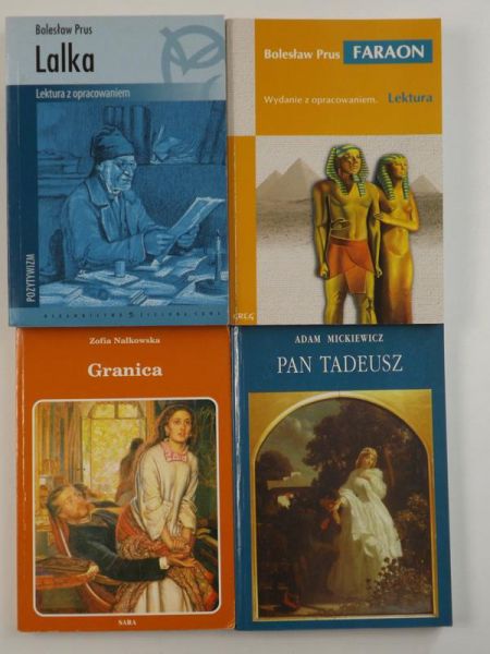 Mickiewicz Adam / Prus Bolesław / Nałkowska Zofia - Faraon / Lalka / Pan Tadeusz / Granica