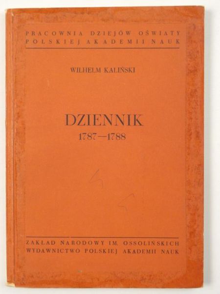 Dziennik 1787-1788